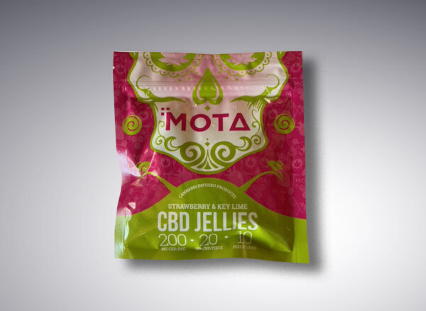 Mota strawberry and key lime CBD jellies