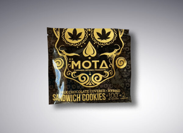 Mota Milk Chocolate covered sandwich cookies