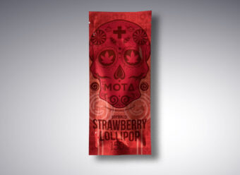 Mota Strawberry lollipop